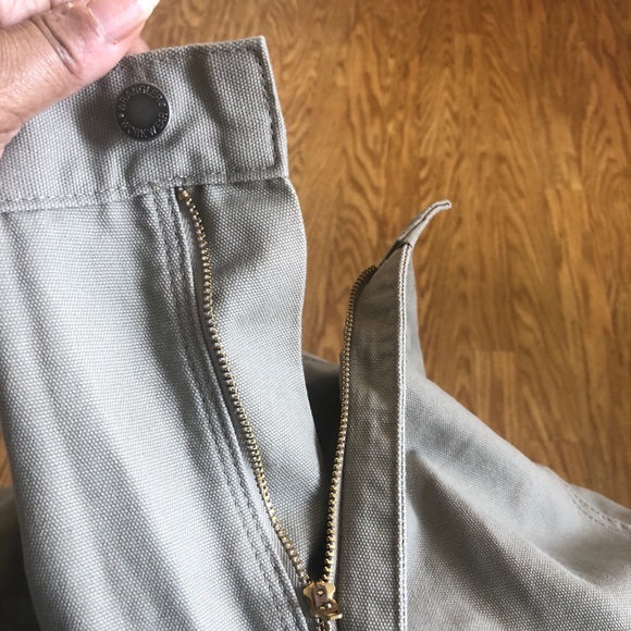 Wrangler Workwear Rigg Five Pocket Light Brown Tan Carpenter Work Pants - Picture 10 of 12